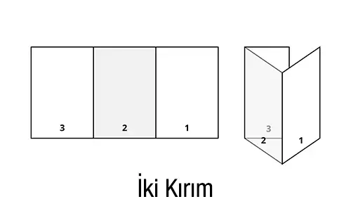 İki Kırım Broşür İki Kırım Broşür Katlama